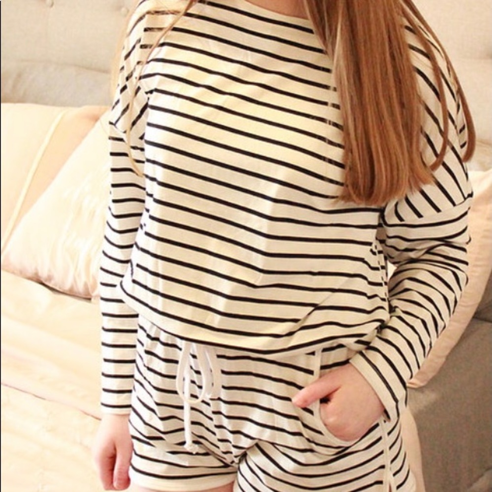Striped loungewear